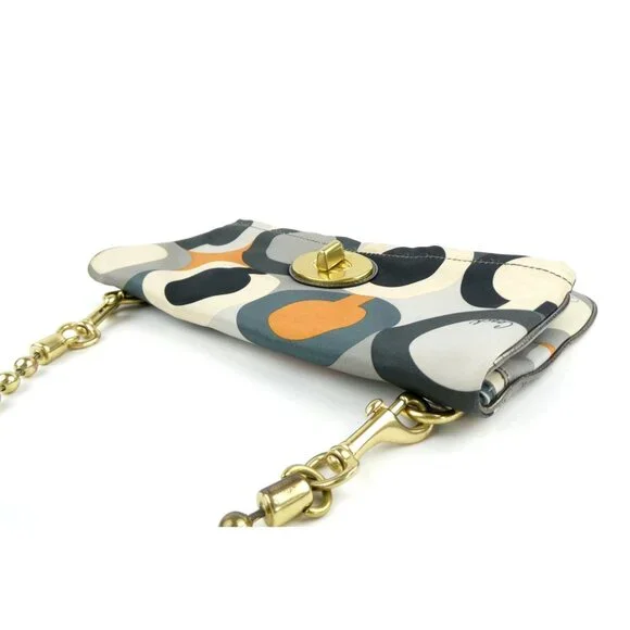 Coach Op Art Foldover Shoulder Bag 12928 - Picture 5 of 14